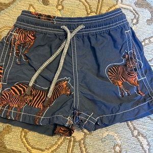 Toddlers Vilebrequin Zebra Swim Trunks size 2